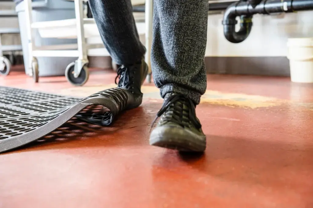 Food processing facility benefits from antimicrobial protective coatings supporting sanitation, compliance, and surface durability.